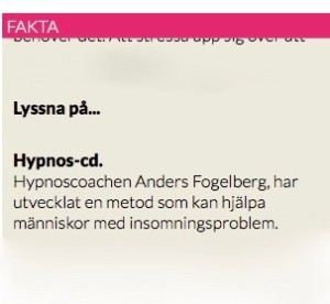 Klipp från Expressens hälsosida